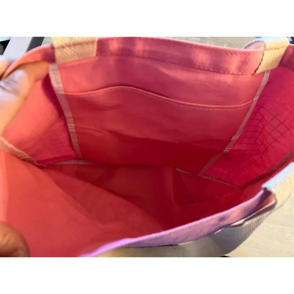 Vintage pink Myrtle Beach tote